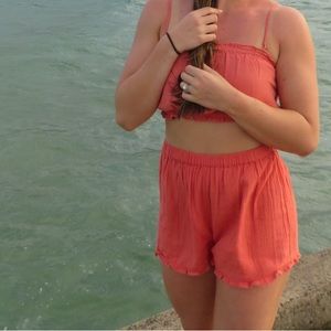 Two piece size medium billabong set. Worn once. So comfortable!!!